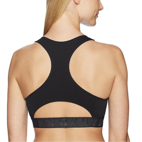 🆕 NWOT DKNY Litewear Seamless Ribbed Crop Top Bralette - Picture 4 of 4